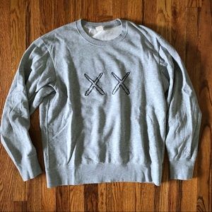 Uniqlo x KAWS x Sesame Street Grey crew. Size M